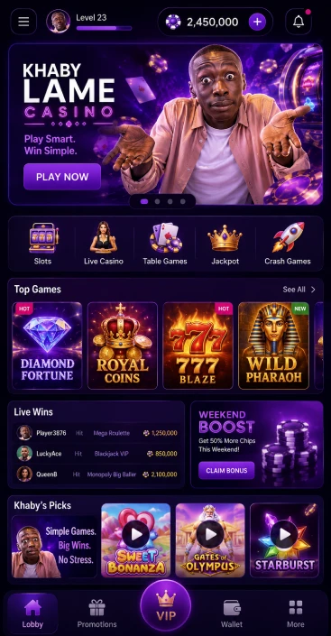 Using KhabyLame Casino from Your Phone